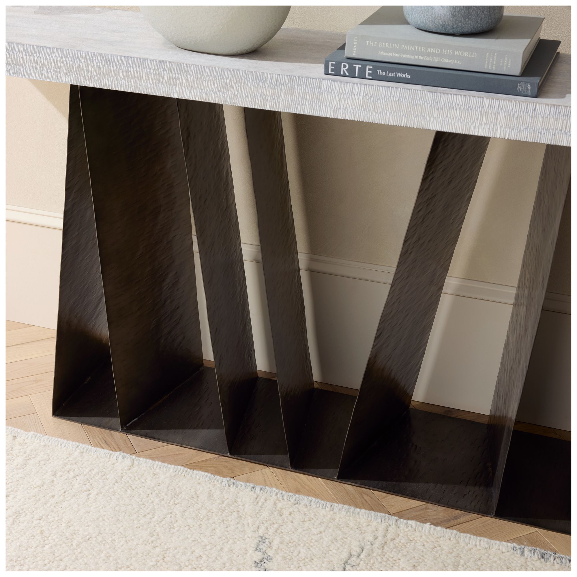 Arteriors Gladstone Console Carbon