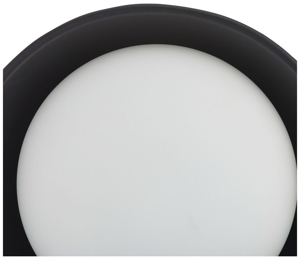 Arteriors Glaze Large Matte Black Ceramic Sconce 16.5" Antique Brass