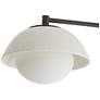 4_Arteriors Glaze Multipoint Ivory Crackle Flush Mount Blackened Steel more views