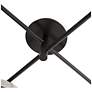 7_Arteriors Glaze Multipoint Ivory Crackle Flush Mount Blackened Steel more views