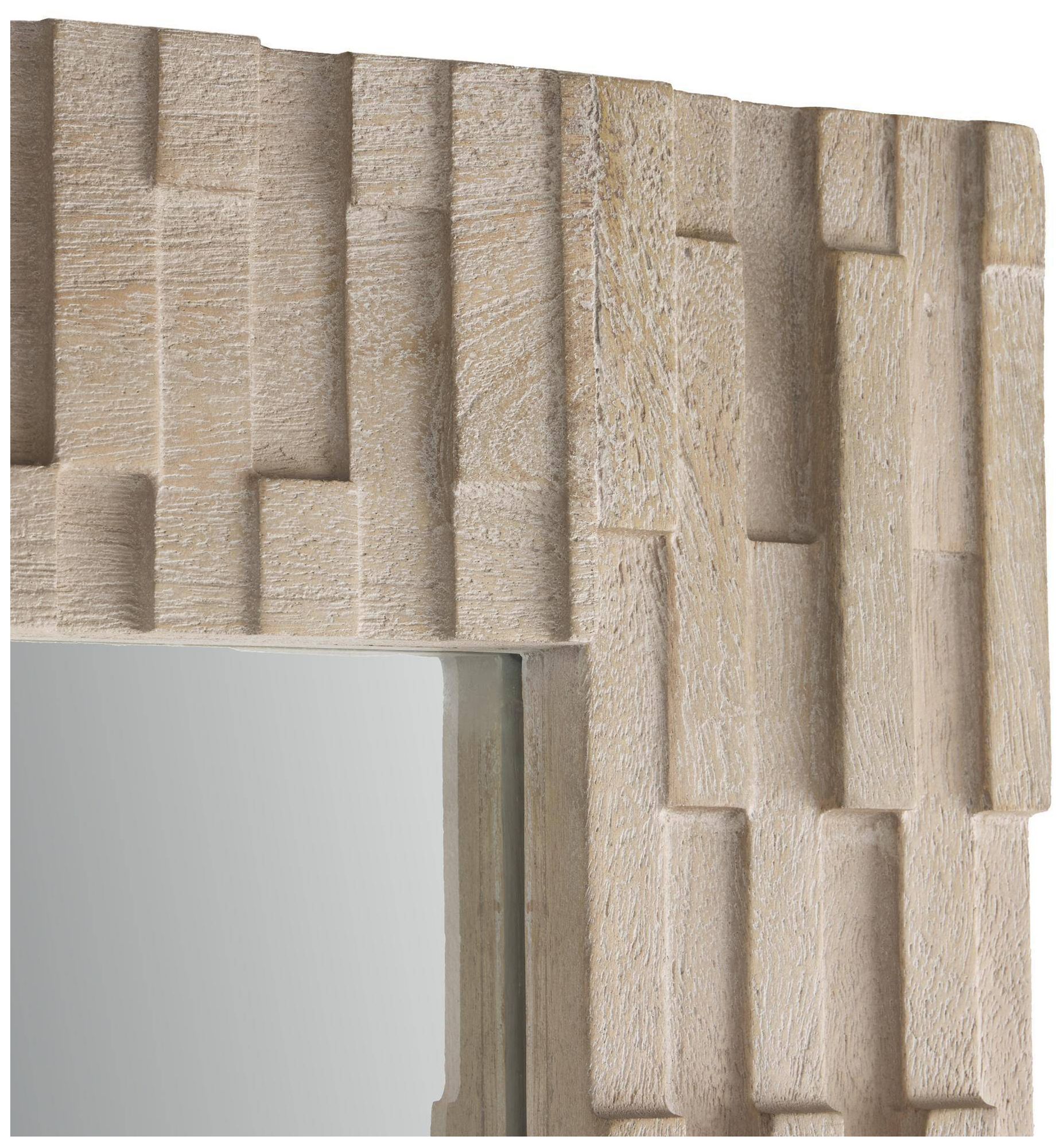 Image 3 Arteriors Goldcrest Full Length Mirror Limewash more views