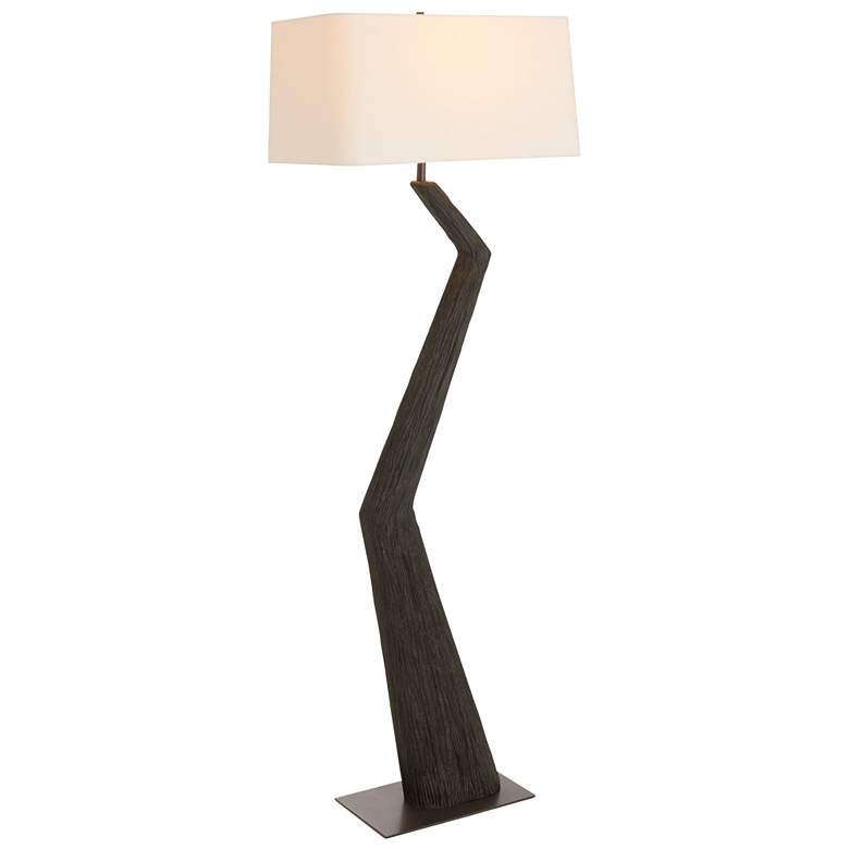 Image 2 Arteriors Graceland Resin Floor Lamp Ebony