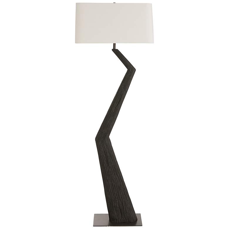 Image 4 Arteriors Graceland Resin Floor Lamp Ebony more views