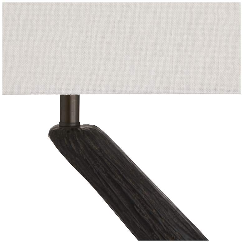 Image 5 Arteriors Graceland Resin Floor Lamp Ebony more views