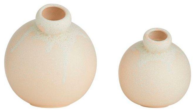 Image 3 Arteriors  Gracie Vases, Set of 2 Peaches and Cream Reactive more views
