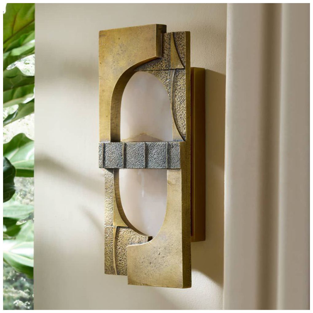 Arteriors  Graham Sconce 18" Antique Brass