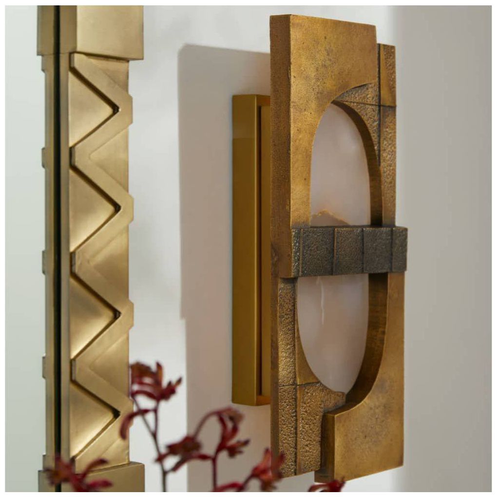 Arteriors  Graham Sconce 18" Antique Brass