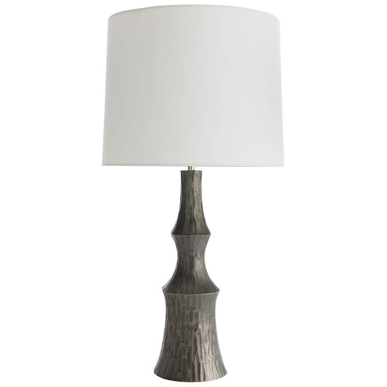 Image 2 Arteriors Grainger Cast Aluminum Lamp Graphite more views