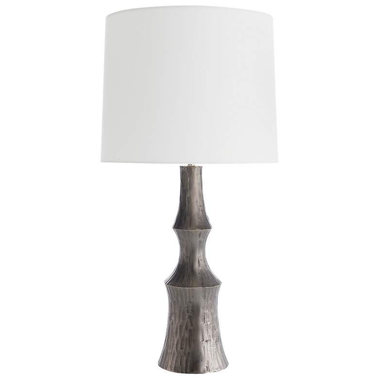 Image 3 Arteriors Grainger Cast Aluminum Lamp Graphite more views