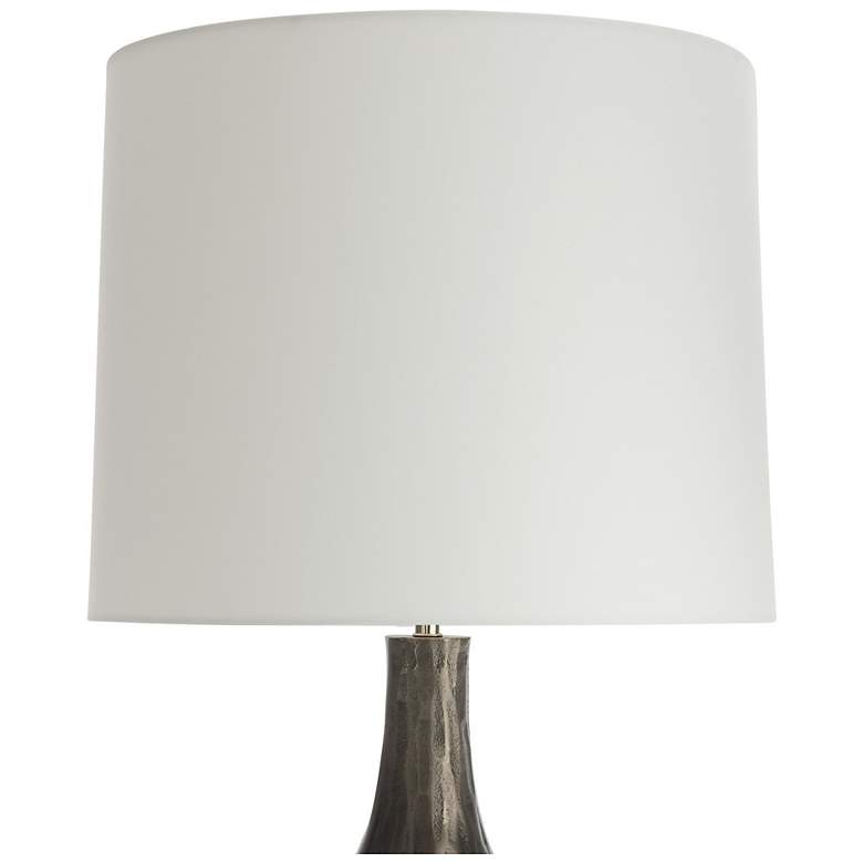 Image 4 Arteriors Grainger Cast Aluminum Lamp Graphite more views