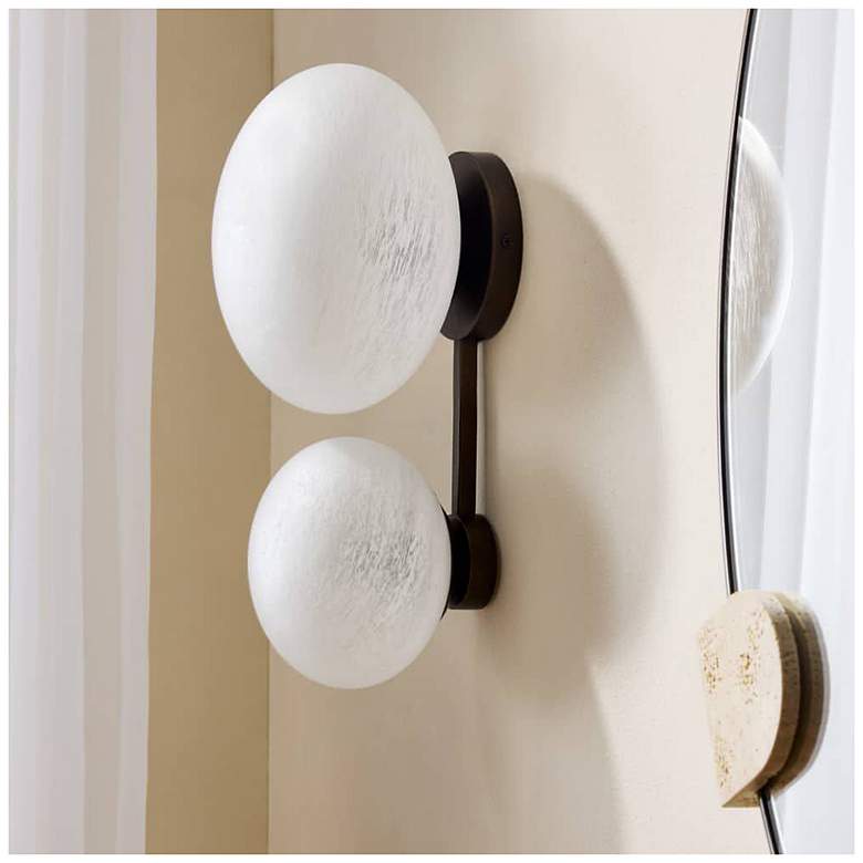 Image 1 Arteriors  Greensboro Sconce 16"  Swirl English Bronze