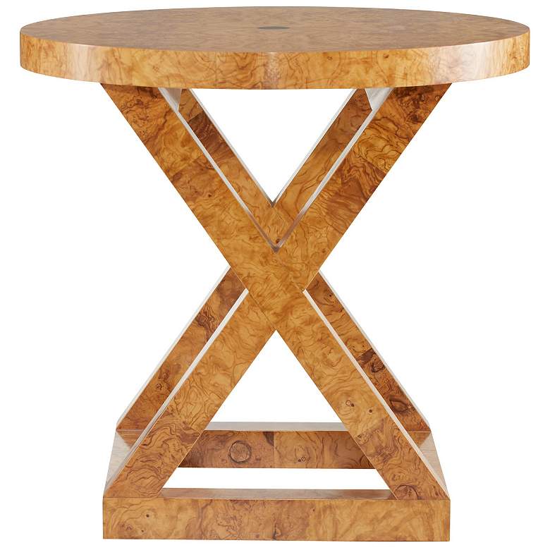 Image 4 Arteriors Greer End Table Blonde Burl more views