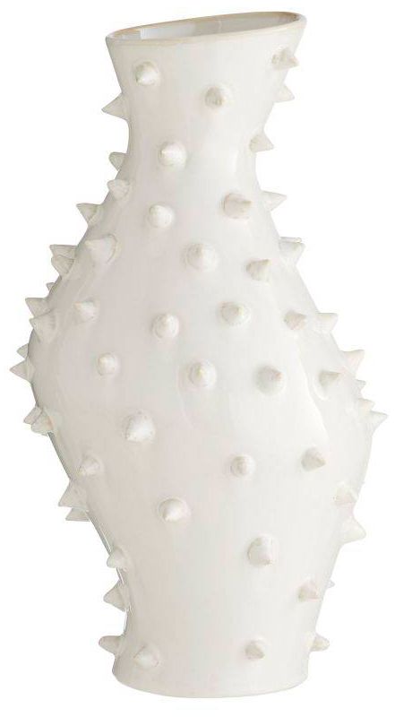 Image 3 Arteriors  Grenell Tall Vase Ivory Crackle more views