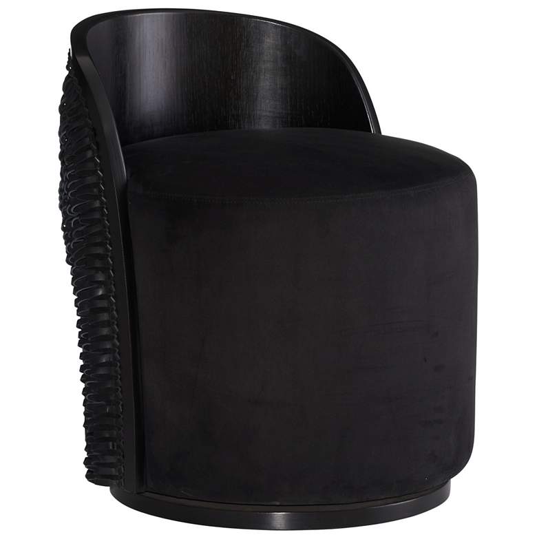 Image 2 Arteriors Gretel Chair Black Suede