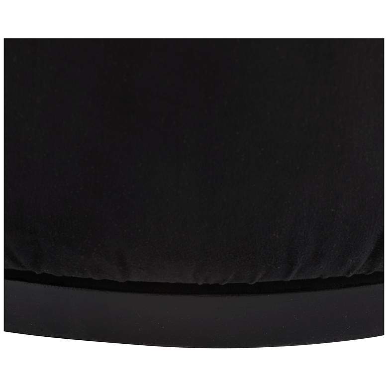 Image 6 Arteriors Gretel Chair Black Suede more views