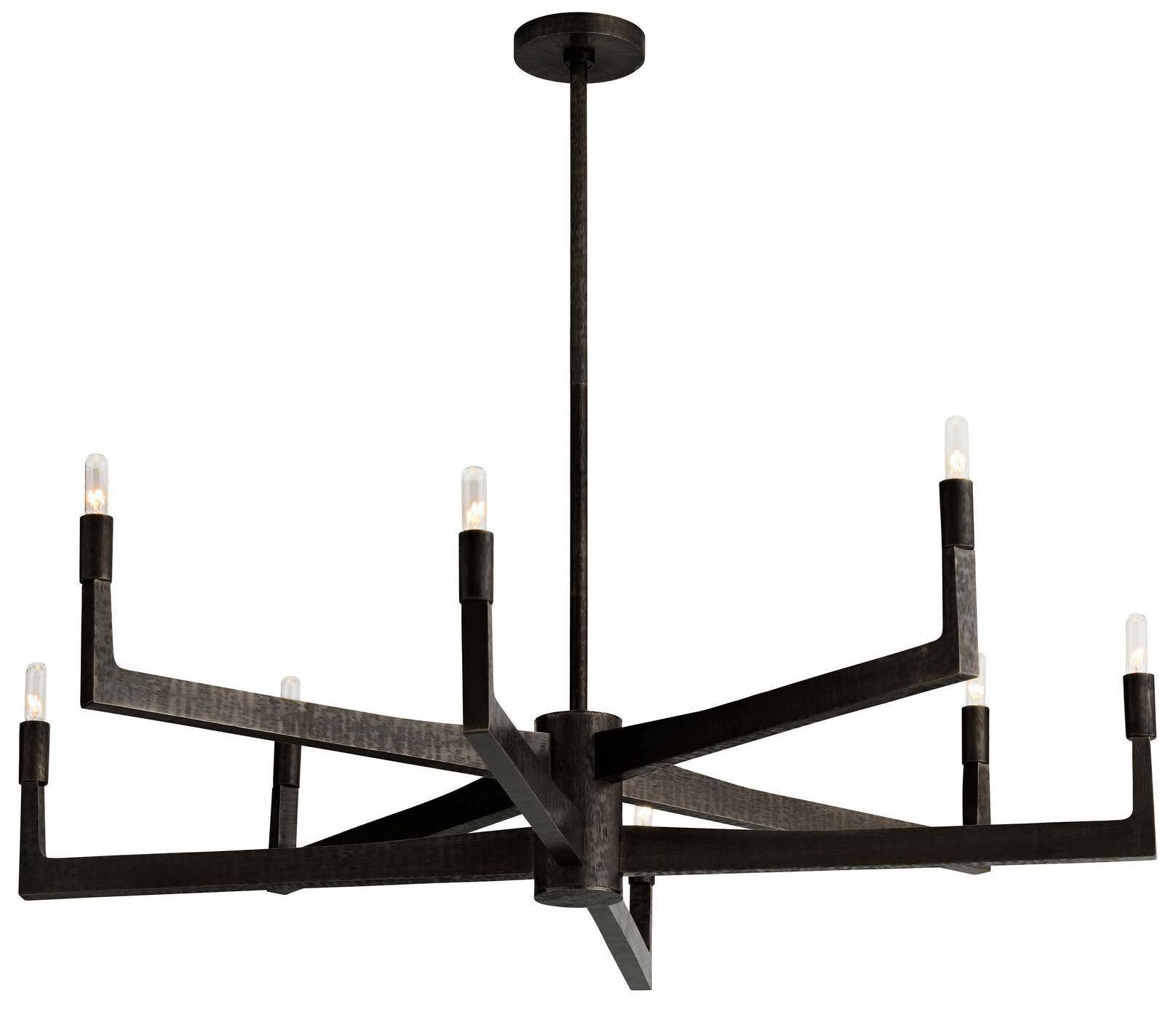 Image 3 Arteriors Griff Chandelier 39" English Bronze more views