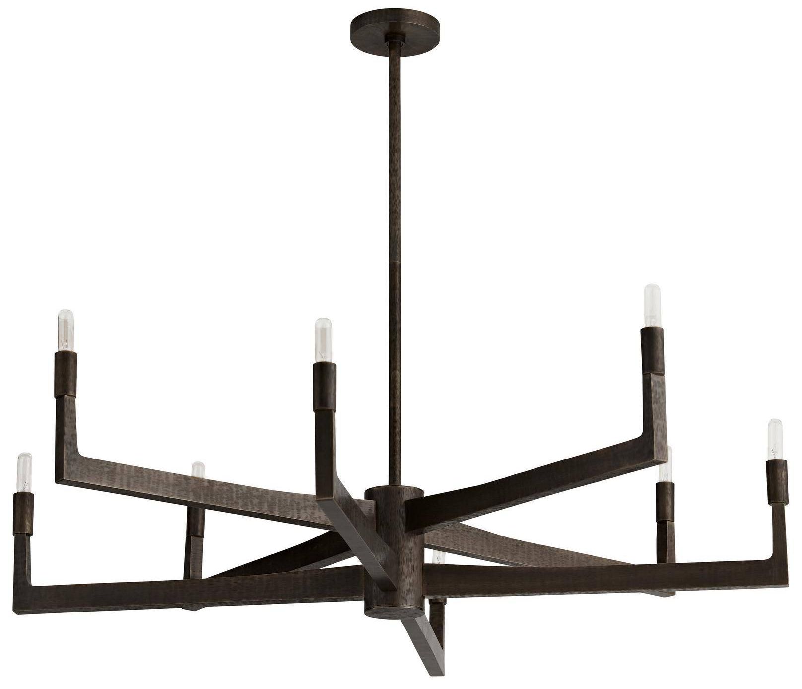 Image 4 Arteriors Griff Chandelier 39" English Bronze more views
