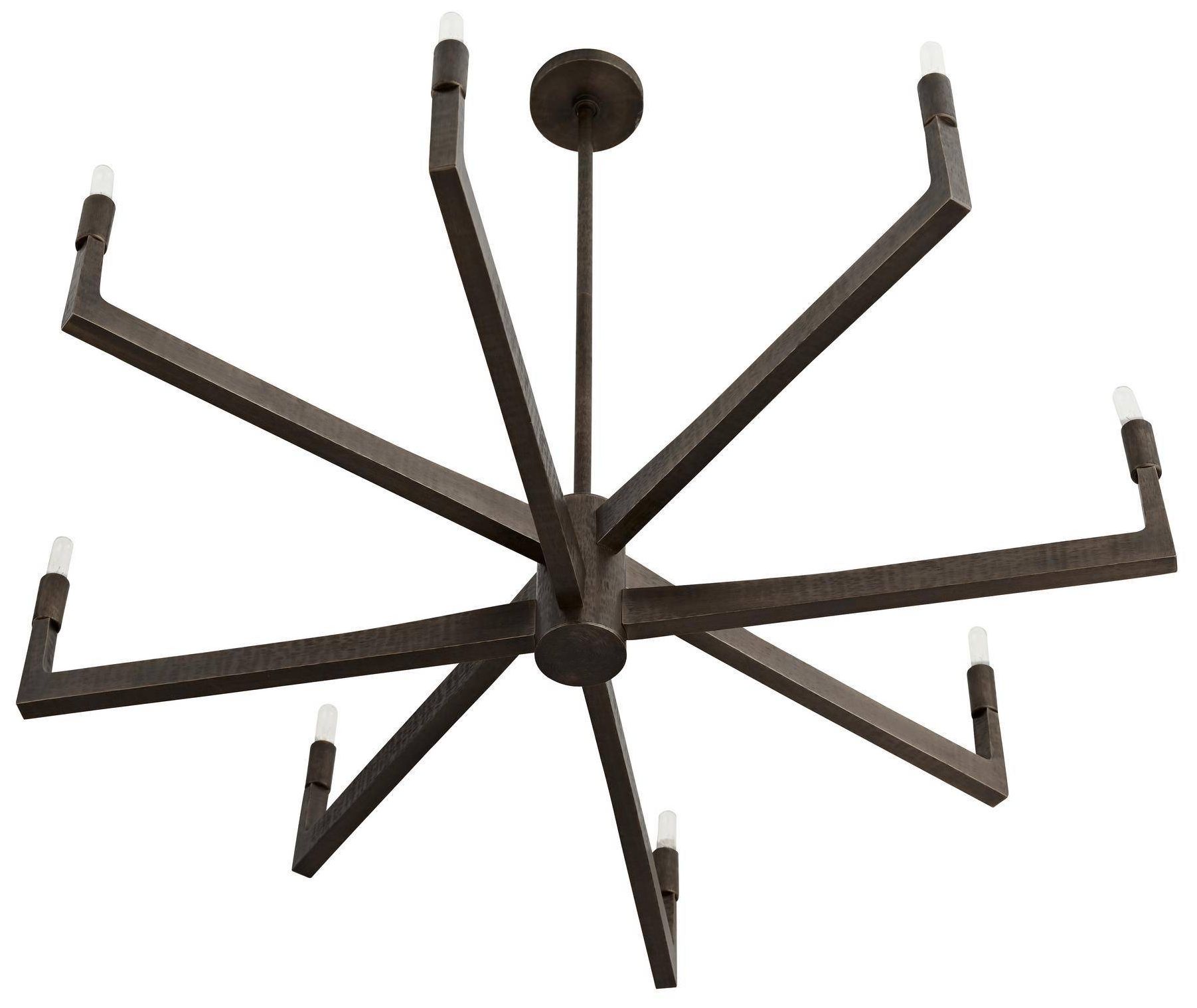 Image 5 Arteriors Griff Chandelier 39" English Bronze more views