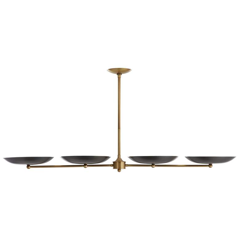 Image 1 Arteriors- Griffith Linear Chandelier- 55 inch Bronze