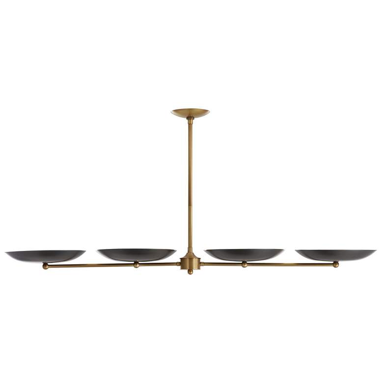 Image 1 Arteriors- Griffith Linear Chandelier- 55" Bronze