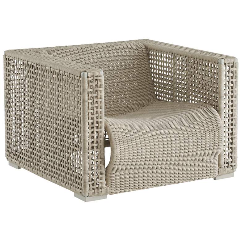 Image 2 Arteriors Guidry Outdoor Lounge Chair Buff Synthetic Rope