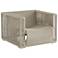 Arteriors Guidry Outdoor Lounge Chair Buff Synthetic Rope