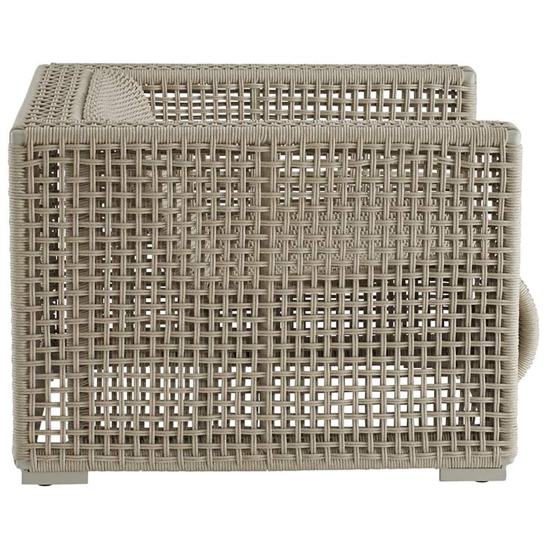 Image 4 Arteriors Guidry Outdoor Lounge Chair Buff Synthetic Rope more views