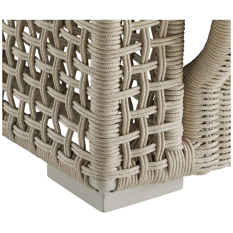 Image 7 Arteriors Guidry Outdoor Lounge Chair Buff Synthetic Rope more views