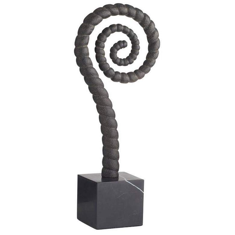 Image 2 Arteriors Gully Sculptures, Set of 2 Black more views