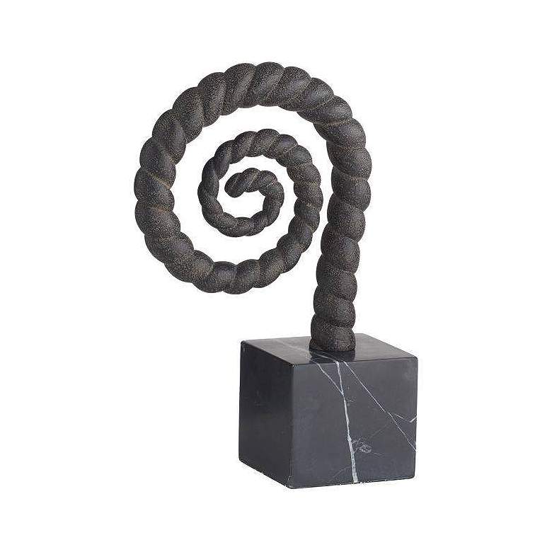 Image 3 Arteriors Gully Sculptures, Set of 2 Black more views
