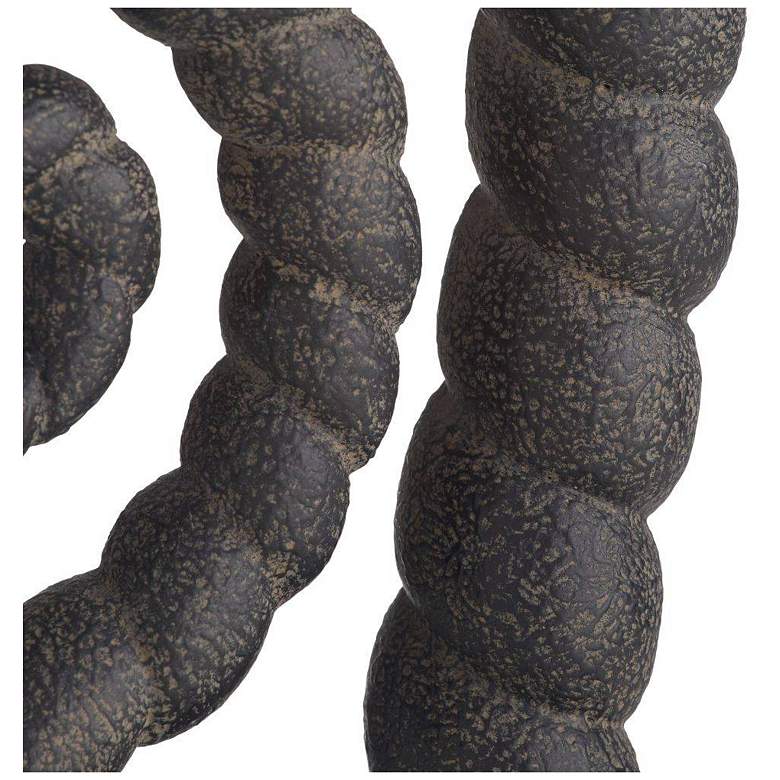 Image 5 Arteriors Gully Sculptures, Set of 2 Black more views