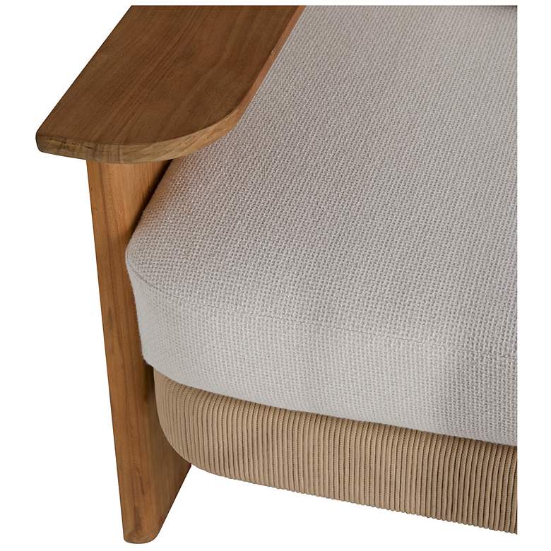 Image 4 Arteriors Halston Outdoor Sofa Pearl Outdoor Performance Boucle more views