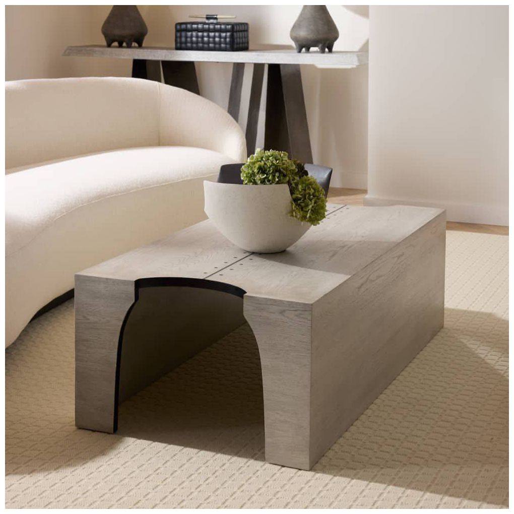 Arteriors  Halton Cocktail Table Smoke