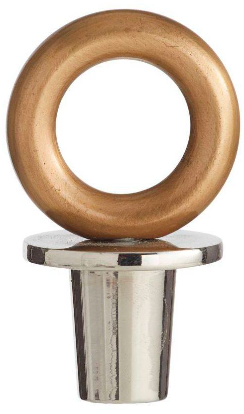 Image 6 Arteriors  Hancock Decanters, Set of 2 Clear Antique Brass more views