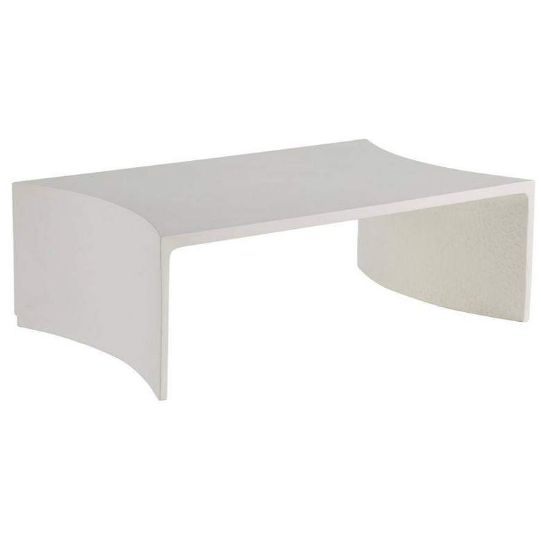 Image 1 Arteriors Haney Outdoor Cocktail Table Ivory