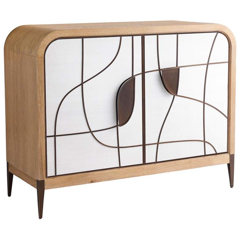 Image 1 Arteriors Hardin Cabinet Oyster