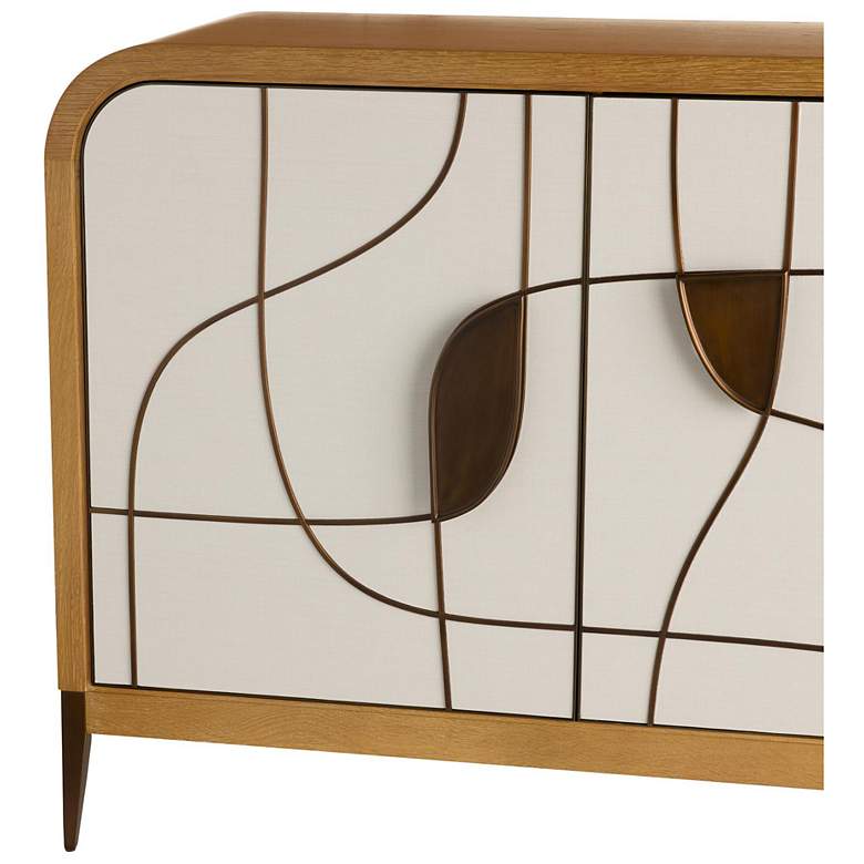 Image 3 Arteriors Hardin Cabinet Oyster more views