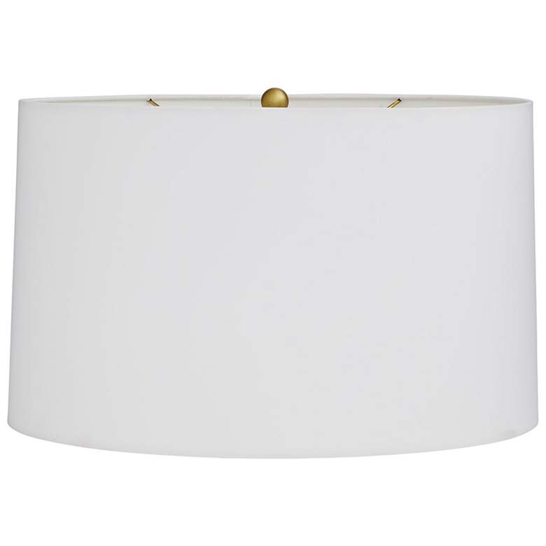 Image 7 Arteriors- Harleen Lamp- 30.5" White Ricestone, Graphite Ricestone more views