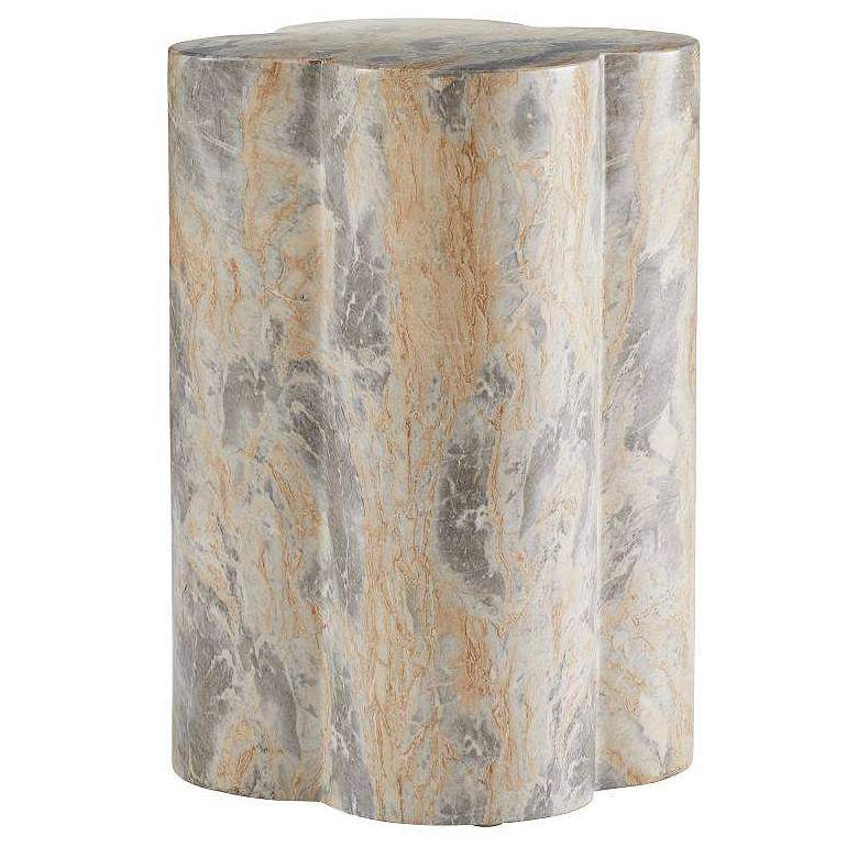 Image 3 Arteriors Harlow Accent Table Sahara Faux Marble more views
