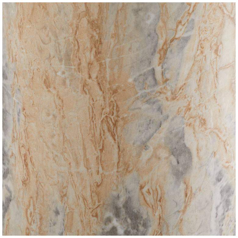 Image 4 Arteriors Harlow Accent Table Sahara Faux Marble more views