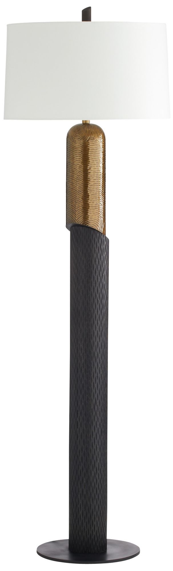 Image 2 Arteriors  Hartford Mango Wood Floor Lamp Black more views