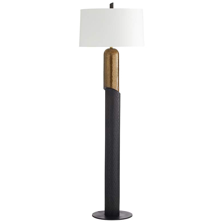 Image 2 Arteriors Hartford Mango Wood Floor Lamp Black more views