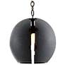3_Arteriors  Hartland Pendant 16" Matte Charcoal more views