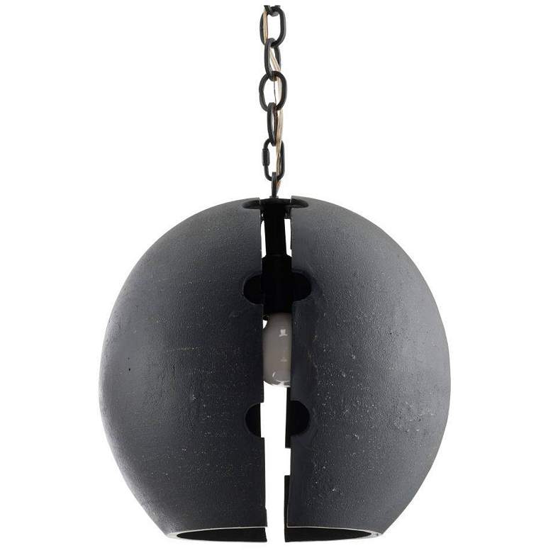 Image 4 Arteriors  Hartland Pendant 16" Matte Charcoal more views