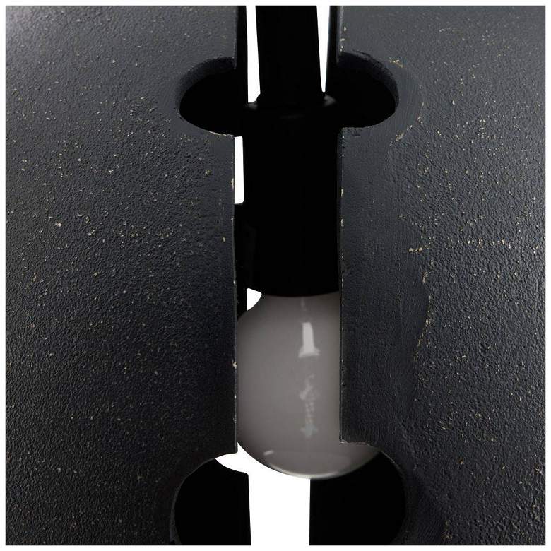 Image 7 Arteriors  Hartland Pendant 16" Matte Charcoal more views