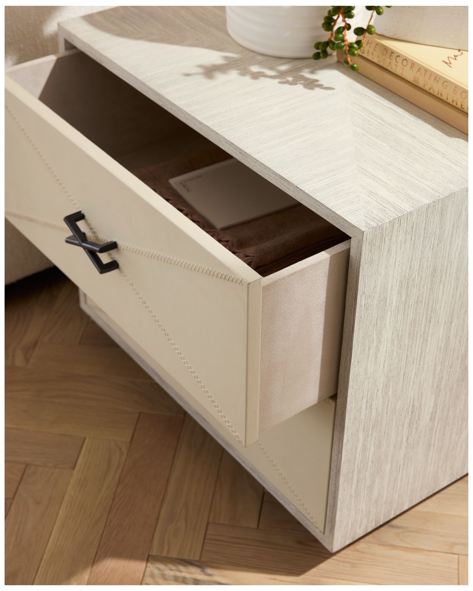 Arteriors Hartzel Side Table Smoke