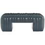 2_Arteriors Hastings Bench Distressed Storm Leather