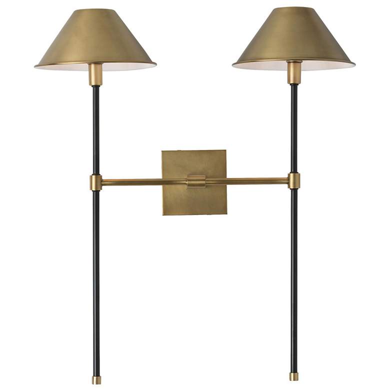 Image 1 Arteriors- Havana Sconce- 22 inch Bronze, Antique Brass