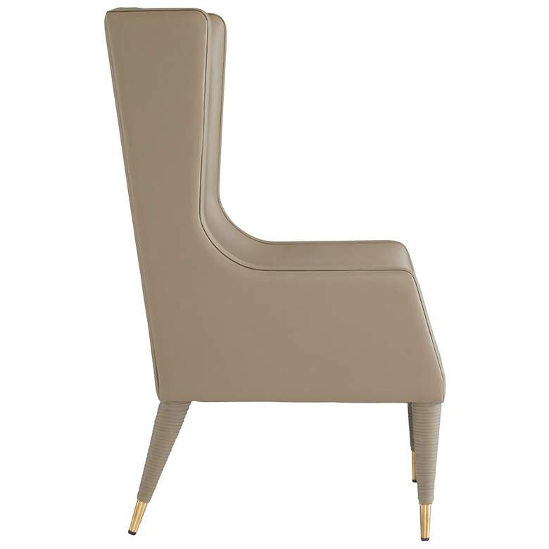 Image 6 Arteriors Hawthorne Host Chair Dove Leather more views