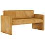 1_Arteriors Haylock Settee Tawny Hide
